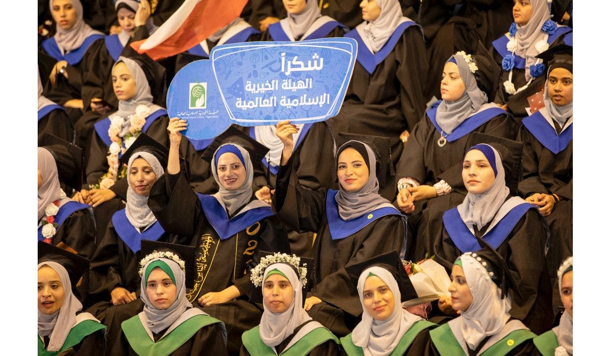 مشروع كفالة تعليمية ل ١٠٠ يتيم في غزة - الهيئة الخيرية الإسلامية العالمية
